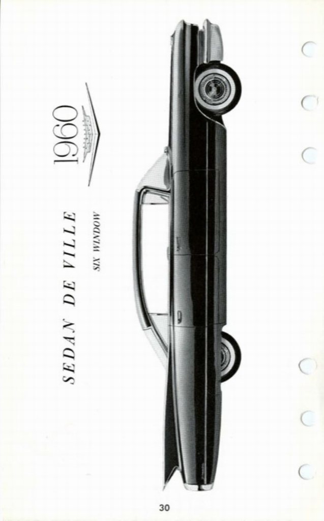 1960 Cadillac Salesmans Data Book Page 66